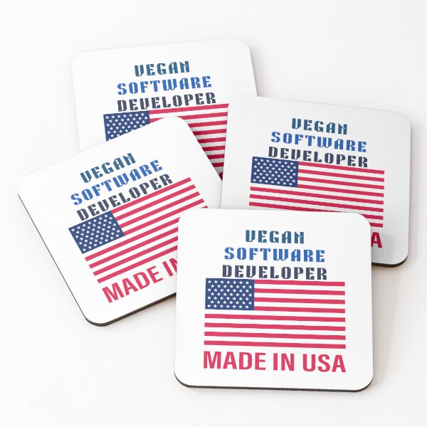Item preview, Vegan Software Developer designed and sold by Quirky Dez.
