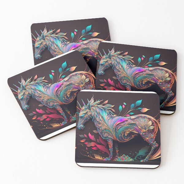 Item preview, Abstract Psychedelic Unicorn Art designed and sold by PeteRascal.