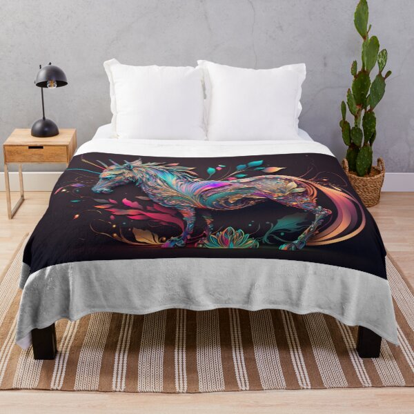Item preview, Abstract Psychedelic Unicorn Art designed and sold by PeteRascal.