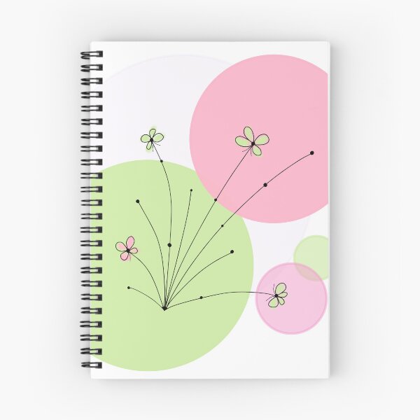 Item preview, Flower Pastels Pink Green designed and sold by Reddish-Designs.