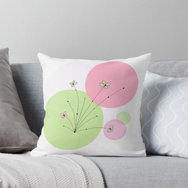 Artikelvorschau, Flower Pastels Pink Green entworfen und verkauft von Reddish-Designs.