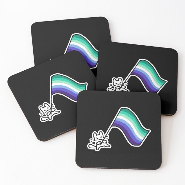 Item preview, gay flag kitty designed and sold by kippicat.