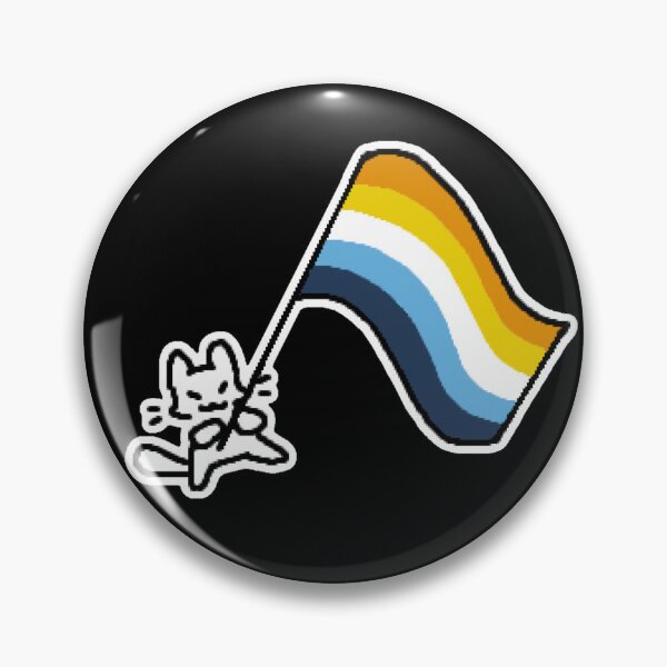 Item preview, aroace flag kitty designed and sold by kippicat.