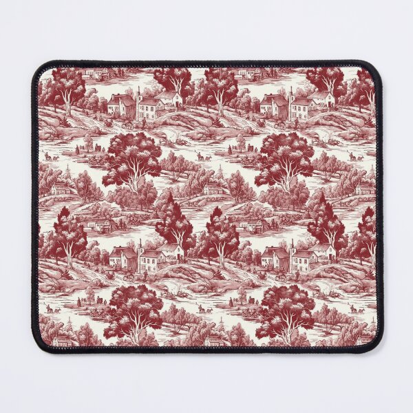 Item preview, Vintage French Toile de Jouy (Red) #2 designed and sold by BrushstrokesA.