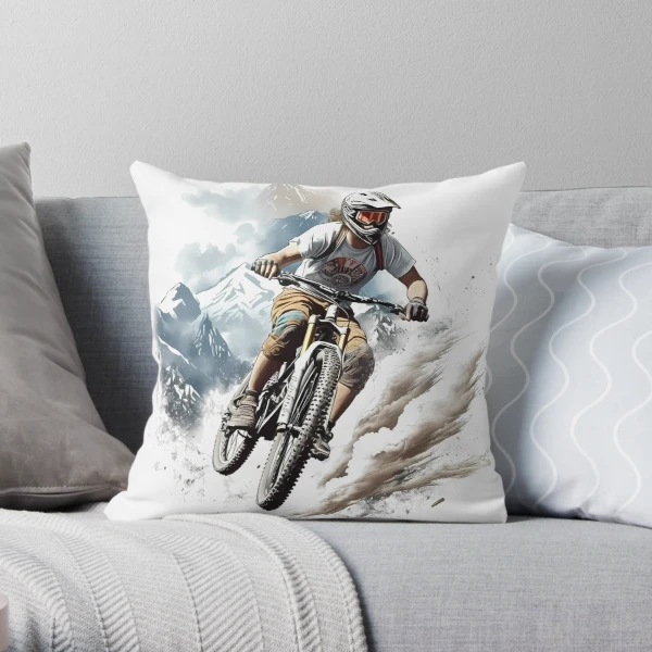 Bicycle throw hot sale pillow