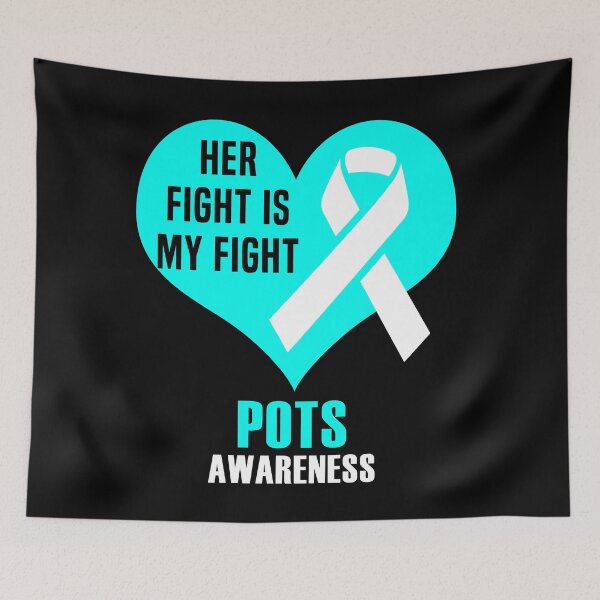 Item preview, Her Fight Is My Fight Postural Orthostatic Tachycardia Syndrome Awareness designed and sold by Color-Sparkle.