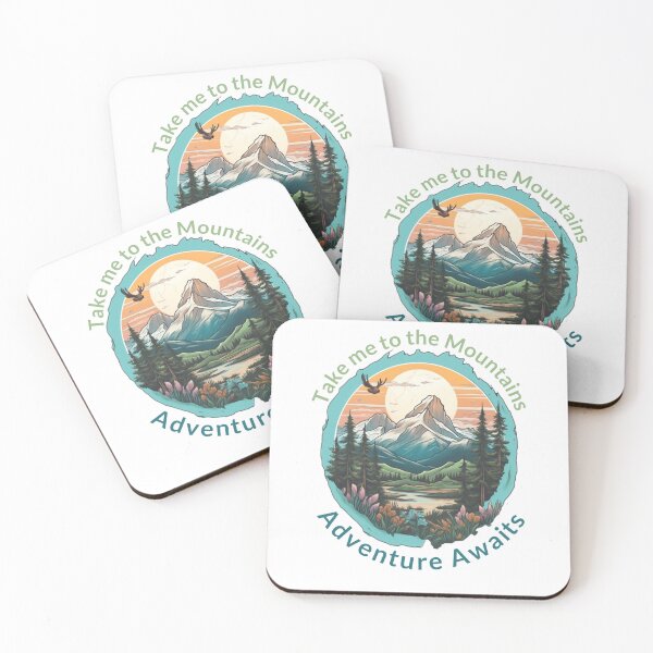 Item preview, Seeking Thrills: 'Take Me to the Mountains' Graphic for Adventurers designed and sold by Brand Uno Studio.