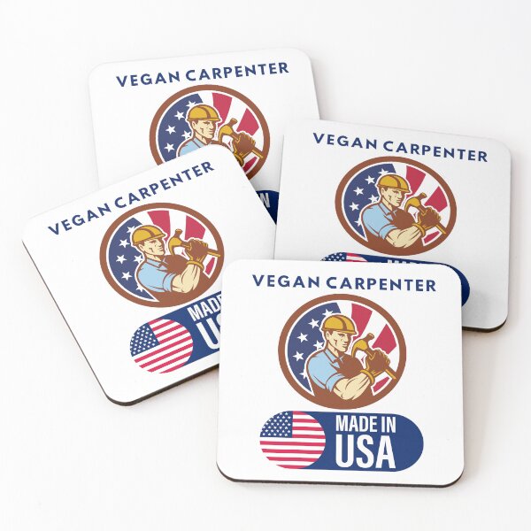 Item preview, Vegan Carpenter Made In USA designed and sold by Quirky Dez.