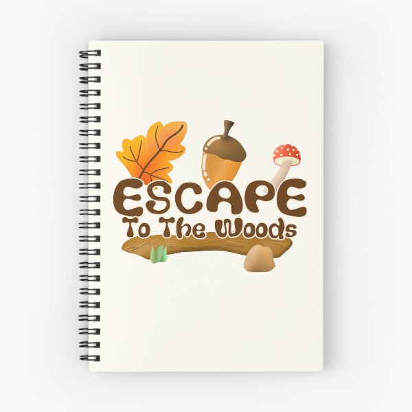 Item preview, Escape to the woods cottagecore and hygge sticker by DozyJov designed and sold by DozyJov.
