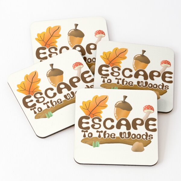 Item preview, Escape to the woods cottagecore and hygge sticker by DozyJov designed and sold by DozyJov.