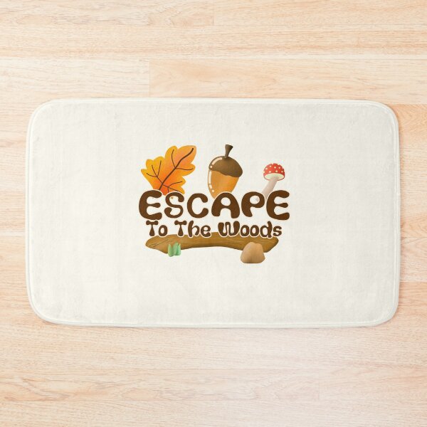 Item preview, Escape to the woods cottagecore and hygge sticker by DozyJov designed and sold by DozyJov.