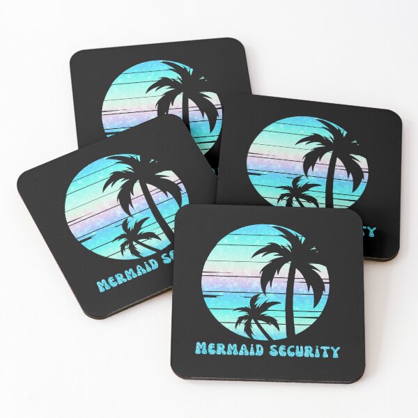 Item preview, MERMAID SECURITY - Summer Girl's Trip, Pacific Ocean, Vacay Mode, Sunset, Beach, Party Animal designed and sold by Sun Sand & Sea Art.