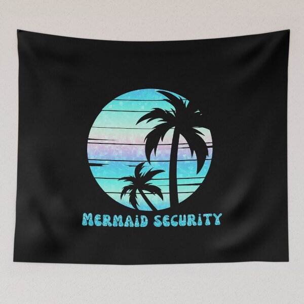 Item preview, MERMAID SECURITY - Summer Girl's Trip, Pacific Ocean, Vacay Mode, Sunset, Beach, Party Animal designed and sold by Sun Sand & Sea Art.