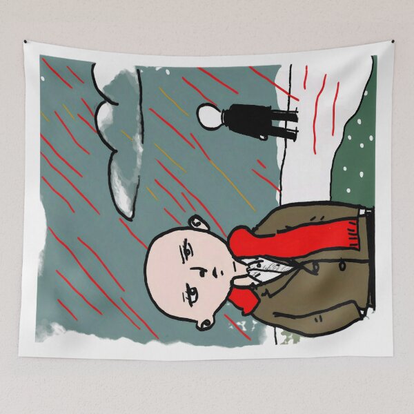 Item preview, Sadness in Russia abstract children's drawing designed and sold by Procerto.