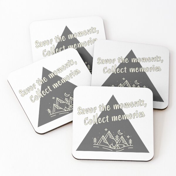 Item preview, Savor the moments, collect memories in English - savor the moments, collect memories designed and sold by PausePapote.