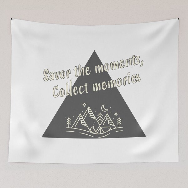 Item preview, Savor the moments, collect memories in English - savor the moments, collect memories designed and sold by PausePapote.
