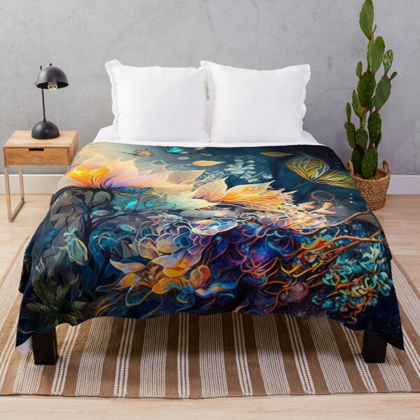 Item preview, Fantasy landscape fairy tale SciFi fantastic colorful worlds designed and sold by goldufeenstaub.