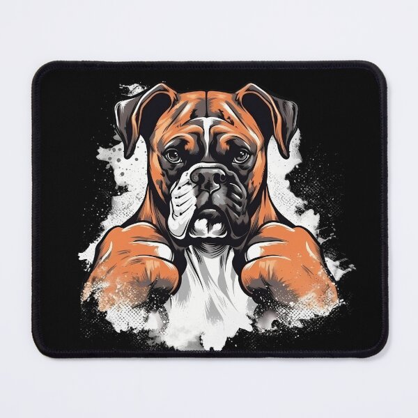 Item preview, "Punching Power: Boxer Dog in Graphic Art | Raw and Emotional Expression designed and sold by BNCH44.