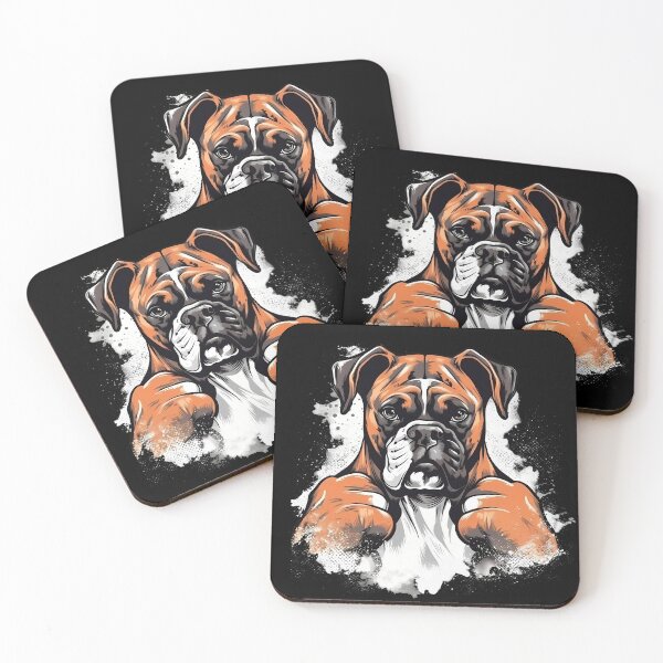 Item preview, "Punching Power: Boxer Dog in Graphic Art | Raw and Emotional Expression designed and sold by BNCH44.