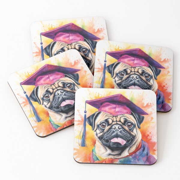 Item preview, Graduating Pug designed and sold by meds-art.