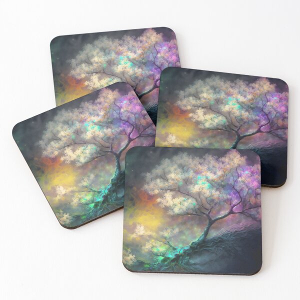 Item preview, Fantasy landscape fairy tale SciFi fantastic colorful worlds designed and sold by goldufeenstaub.
