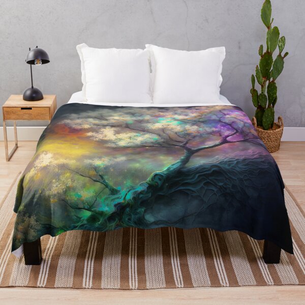 Item preview, Fantasy landscape fairy tale SciFi fantastic colorful worlds designed and sold by goldufeenstaub.