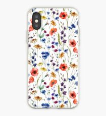 Wildflowers Pattern iPhone Case