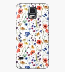 Wildblumen Muster Hülle & Skin für Samsung Galaxy
