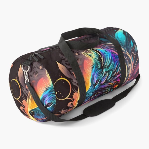 Item preview, Abstract Psychedelic Wolf Face Art designed and sold by PeteRascal.
