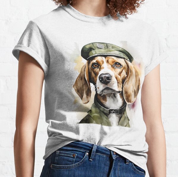 Item preview, Beagle in uniform designed and sold by InkLines.