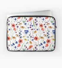 Funda para portátil Patrón de flores silvestres