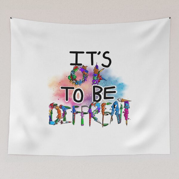 Item preview, It's OK to be Different~Splash of Color designed and sold by Clayden.