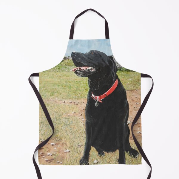 Item preview, Jet the black Labrador on Berry head Brixham Devon designed and sold by Mackenzie Moulton International Artist .