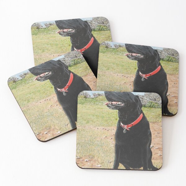Item preview, Jet the black Labrador on Berry head Brixham Devon  designed and sold by Mackenzie Moulton International Artist .