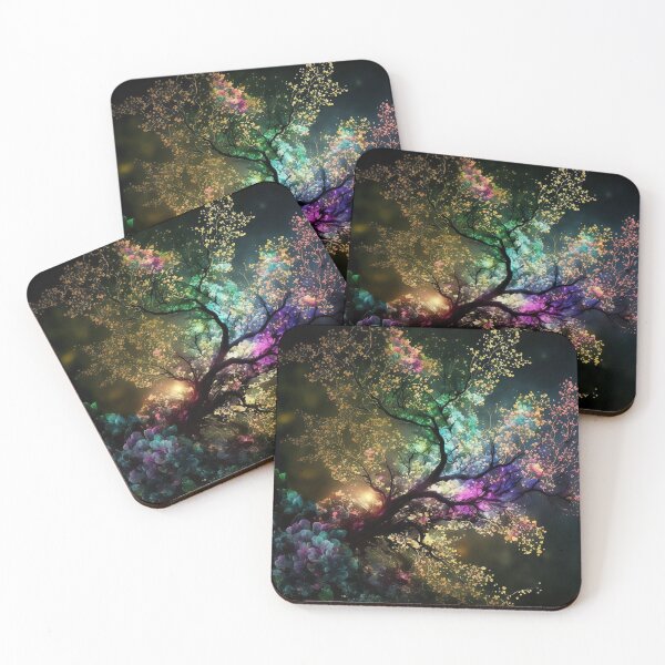 Item preview, Fantasy landscape fairy tale SciFi fantastic colorful worlds designed and sold by goldufeenstaub.