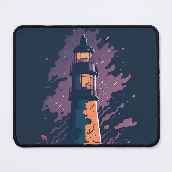 Item preview, Luminous Sea Lighthouse with Elegant Design designed and sold by ViralVibeLab.