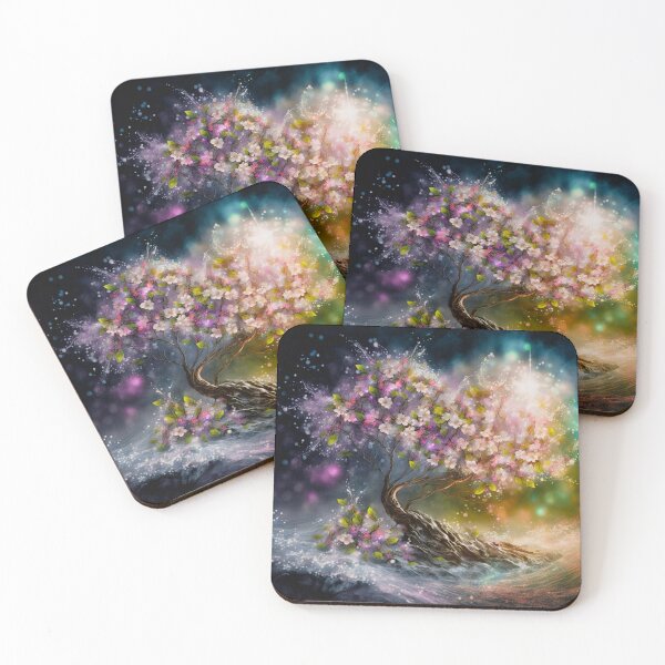 Item preview, Fantasy landscape fairy tale SciFi fantastic colorful worlds designed and sold by goldufeenstaub.