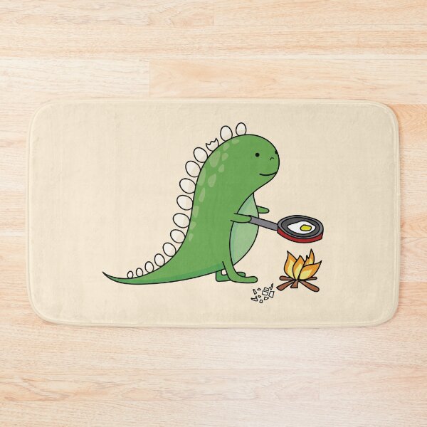 Item preview, Dinosaur Eggsaur having healthy breakfast designed and sold by cute-tees.