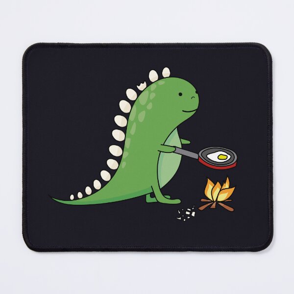 Item preview, Dinosaur Eggsaur having healthy breakfast designed and sold by cute-tees.