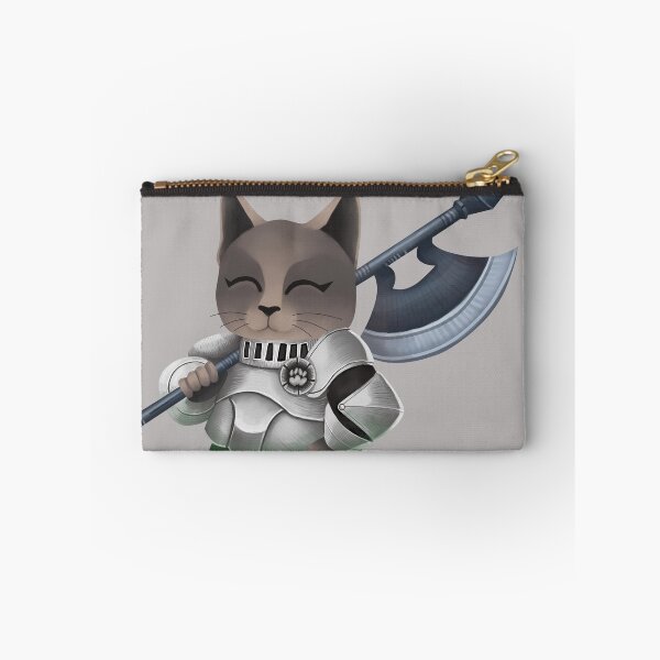 Item preview, cat in armor art designed and sold by GiezaDesign.