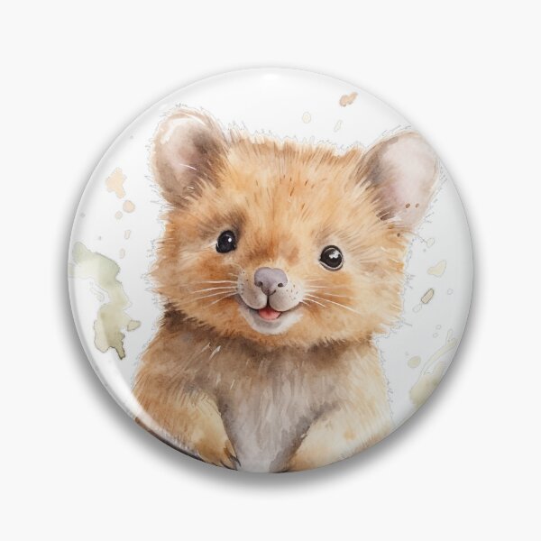 Item preview, Cute Baby Quokka Watercolor Painting designed and sold by BrushstrokesA.