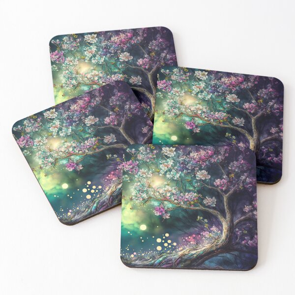 Item preview, Fantasy landscape fairy tale SciFi fantastic colorful worlds designed and sold by goldufeenstaub.