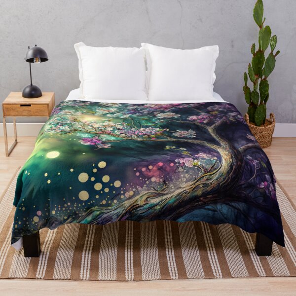 Item preview, Fantasy landscape fairy tale SciFi fantastic colorful worlds designed and sold by goldufeenstaub.