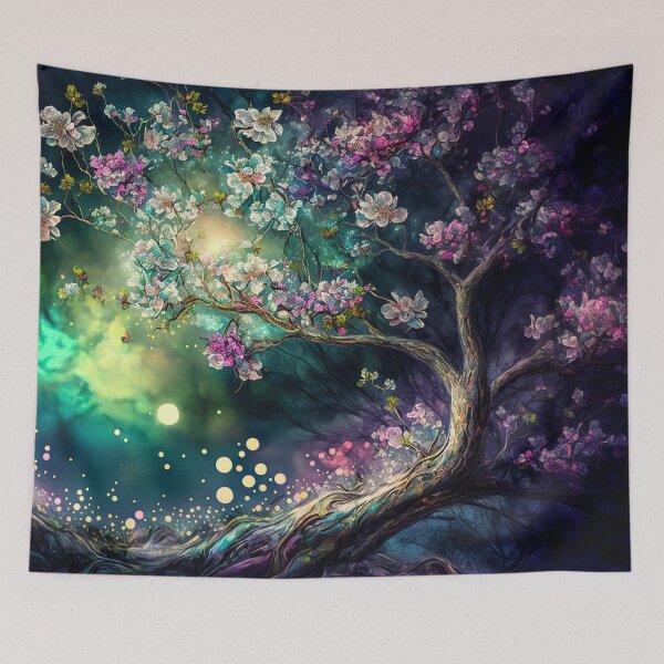 Item preview, Fantasy landscape fairy tale SciFi fantastic colorful worlds designed and sold by goldufeenstaub.