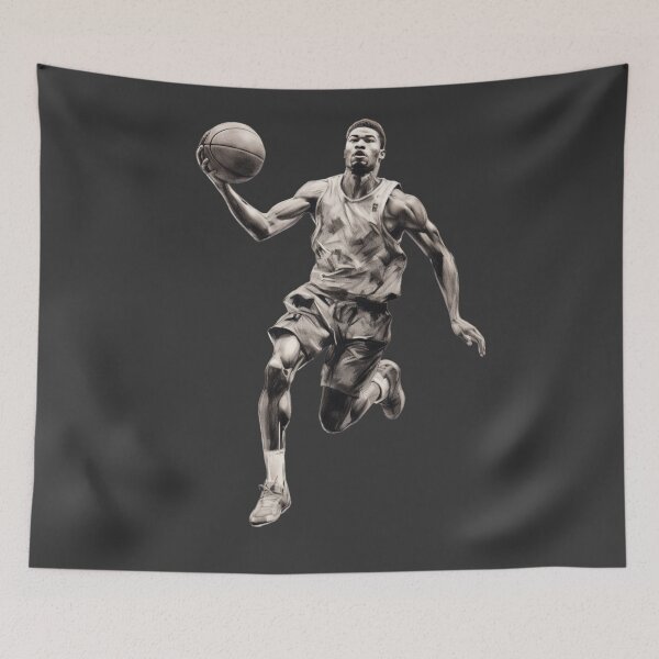 Item preview, A Basketball Player designed and sold by Sketch-Shack.