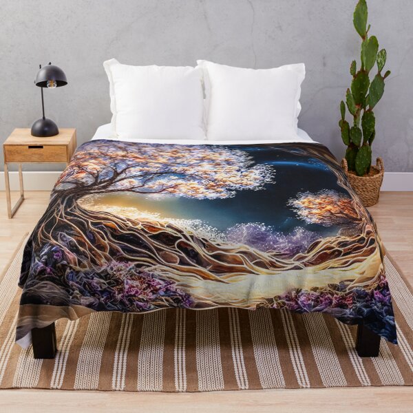 Item preview, Fantasy landscape fairy tale SciFi fantastic colorful worlds designed and sold by goldufeenstaub.