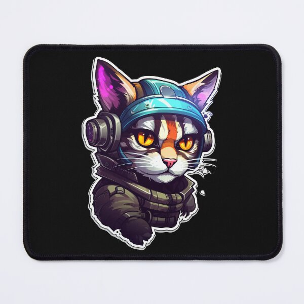 Item preview, Futuristic Astronaut Cat designed and sold by starnish.