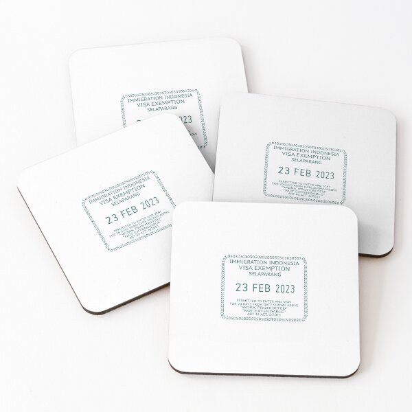 Item preview, Bali Indonesia Passport Stamp designed and sold by stuch.