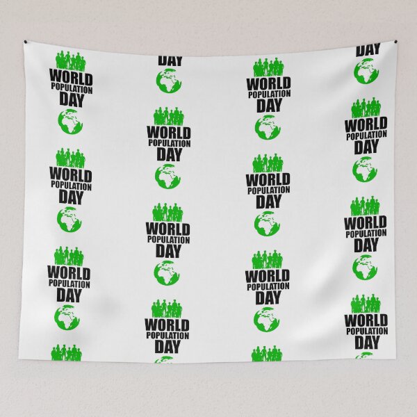 Item preview, World Population Day - 11th July designed and sold by VimuDS.