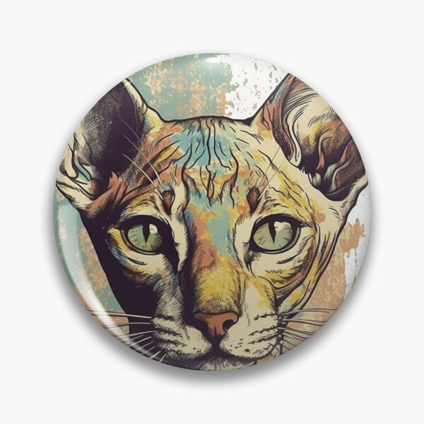 Artikelvorschau, Feline Artistry: Oriental SH Vintage Prints & Loyal Companion Home Decor - Sleek, Elegant Cat Art with Intricate Details entworfen und verkauft von DooodleGod.